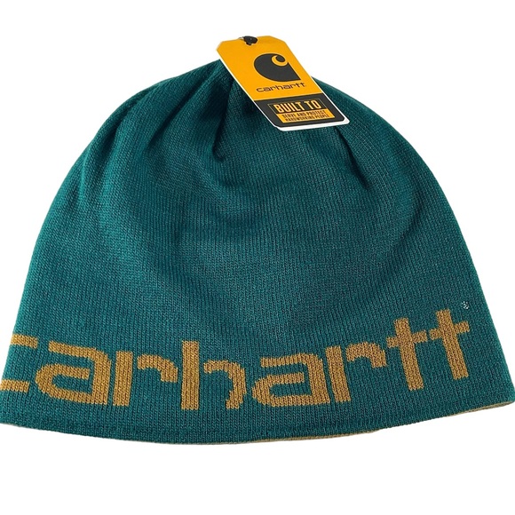 Carhartt Other - Carhartt Men’s Beanie Winter Knit Hat Reversible Uncuffed AH0137-M Lightweight